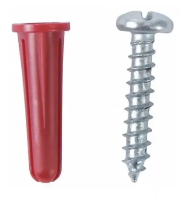 Gardner Bender Ap4-K100 Plastic Conical Anchor,1/4 X 1",Pk100