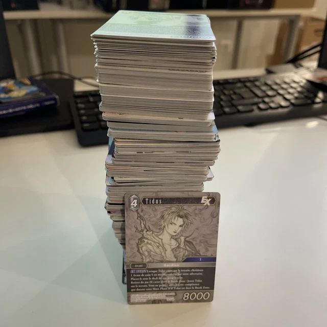 ENORME LOT 500 Cartes Differentes Final Fantasy TCG FRANÇAIS Trading Card Game EUR 31,99