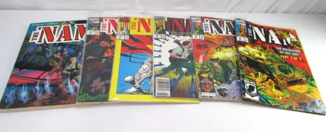 Lot of (6)- Marvel The 'Nam Comics #'s 47,61,80,81,84 and Volume 2 2