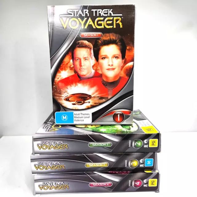 Star Trek Voyager Complete Series Seasons 1 2 3 4 DVD LOT ~ 1995 TV ~ R4