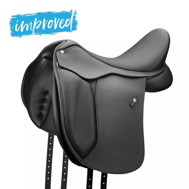 Horse English Dressage saddle with cow super softy leather 17.5" INCH