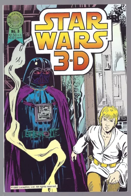 STAR WARS 3-D  #3 Sep 88  Blackthorne 3-D Series #48                        M