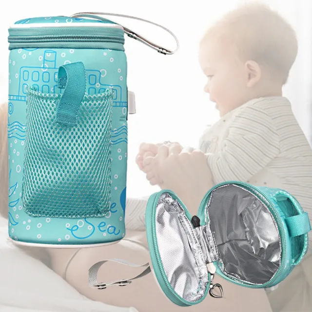 Baby Bottle Warmer Travel Feeding Milk Heater Bag USB Thermostat Portable Pouch