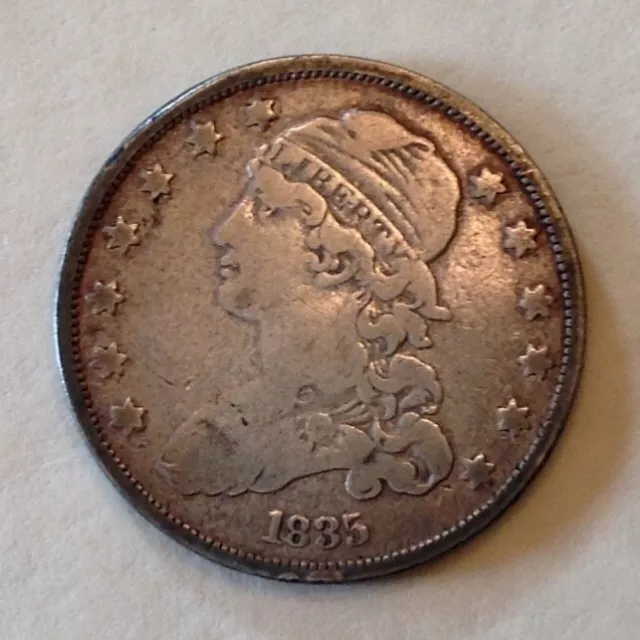 1835 US Capped Bust Quarter 25 Cents