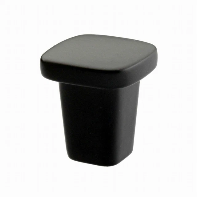 4 Pack Modern Style Flat Black Kitchen Bed Bath Cabinet Knob Drawer Dresser Pull