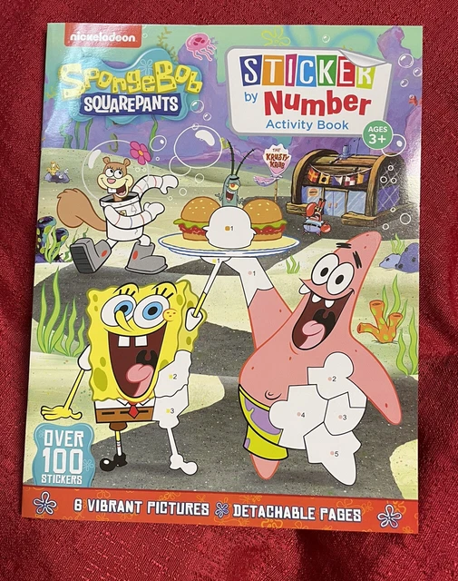 Nickelodeon Spongebob Squarepants Sticker By Number A vrogue.co