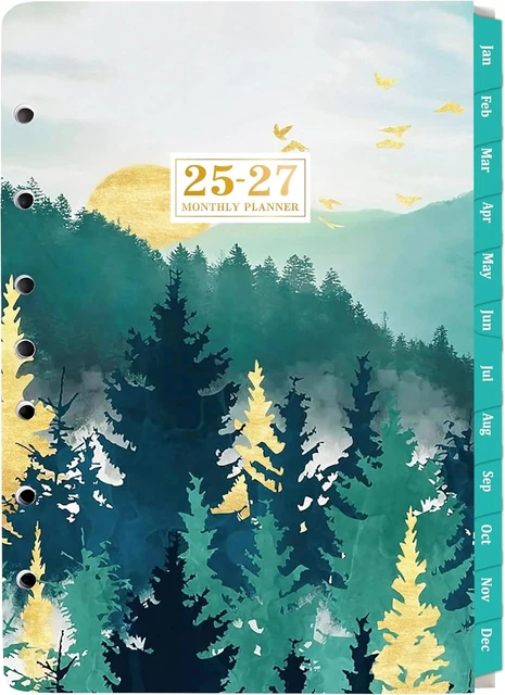 2025-2027 MONTHLY PLANNER Refill - 7-Hole Punched, from Jul. 2025 - Jun ...