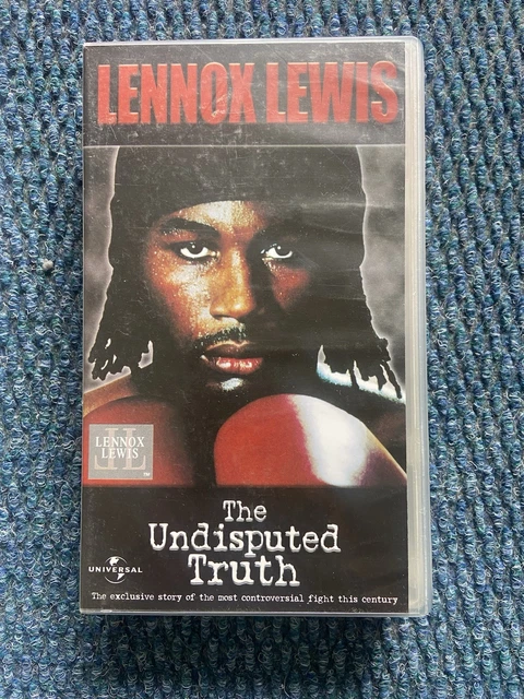 2 X RARE BOXING VHS LENNOX LEWIS THE UNDISPUTED TRUTH MUHAMMAD ALI 
