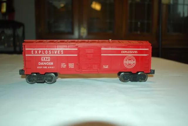 Lionel #6470  Exploding  Box Car