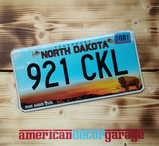 USA Nummernschild/Kennzeichen/license plate * North Dakota Legendary *