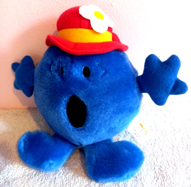 MR MEN AND Little Miss Bossy Golden Bear 1996 Soft Toy Plush Roger