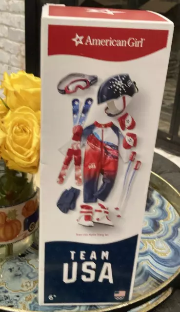 American Girl AG Team USA Alpine Skiing Set (HDJ06) Sealed