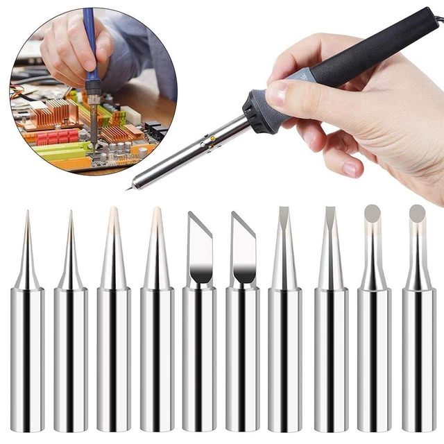Iron Head Soldering Iron Tip Welding Tools For 936 853D 8786D Rework Station