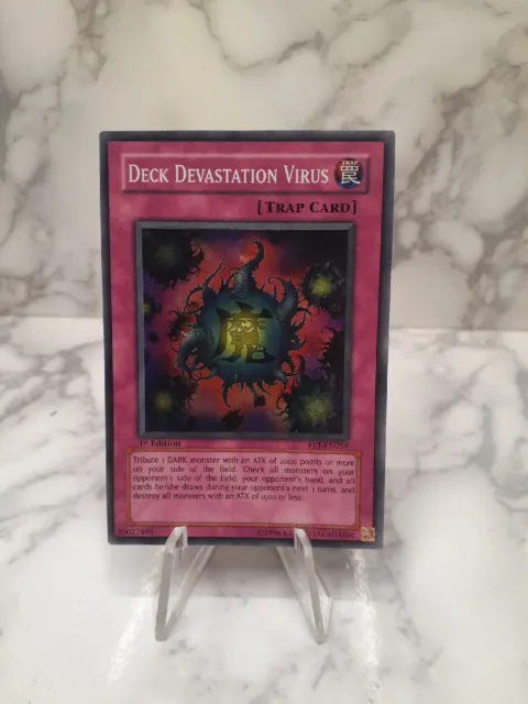 Deck Devastation Virus FET-EN058 Super Rare 1st Edition