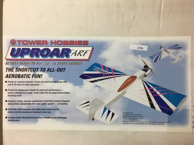 Tower Hobbies Uproar Arf Model Airplane Kit #802