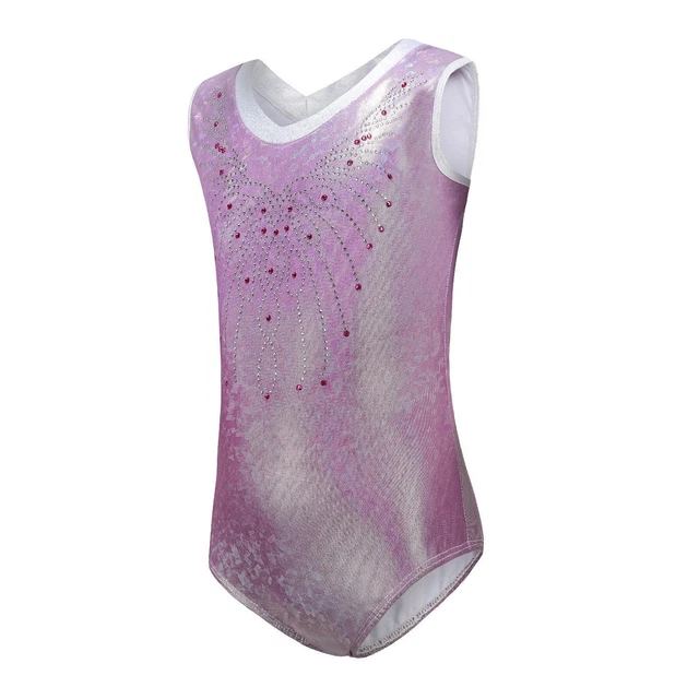 Body da Ginnastica per Ragazze, Body per Ragazze Senza Maniche Ginnastica