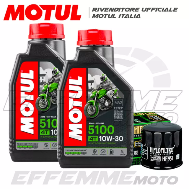 Tagliando HONDA SH 300 i 2011 2012 2013 2014 2015 (MOTUL 5100 10W30 Filtro olio)