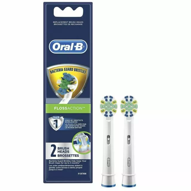NUEVOS cabezales de cepillo de repuesto Oral-B Floss Action x2 Max Clean