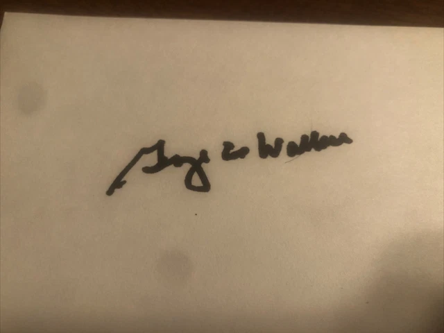 George Wallace Autograph, Governor Of Alabama