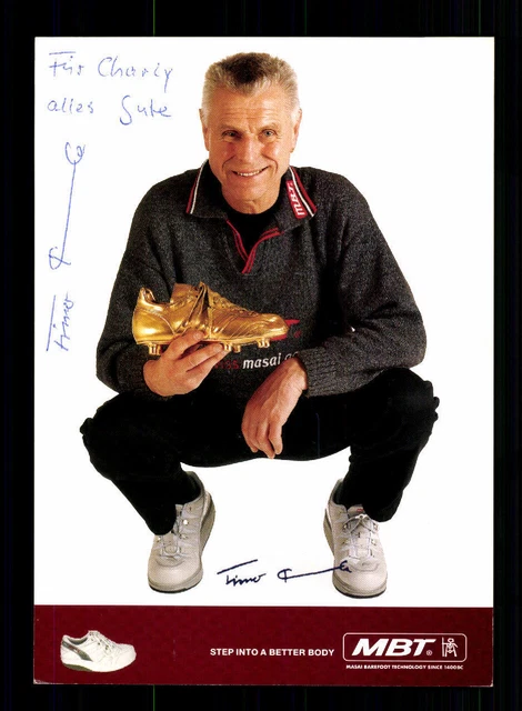 Carte Autographe Timo Konietzka - Vice-champion Du Monde 1966 - Original Allemagne