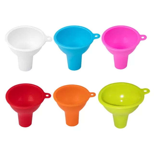 Silicone Funnel Kitchen Gadget Filter Smooth Surface Liquid Dispenser