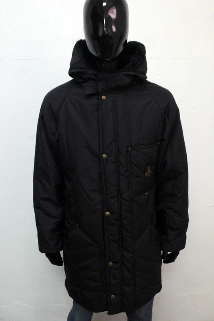 Giubbotto RefrigiWear Uomo Taglia XL Giubbino Jacket Giacca Coat Logo Man Nero