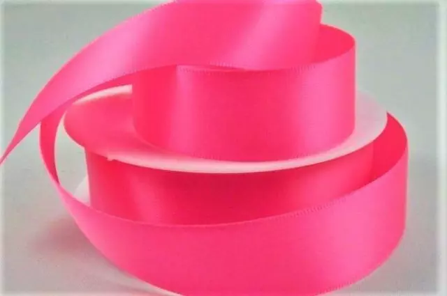 Eichenholz doppelseitiger Satin 15 mm x 25 m süßigkeitenrosa