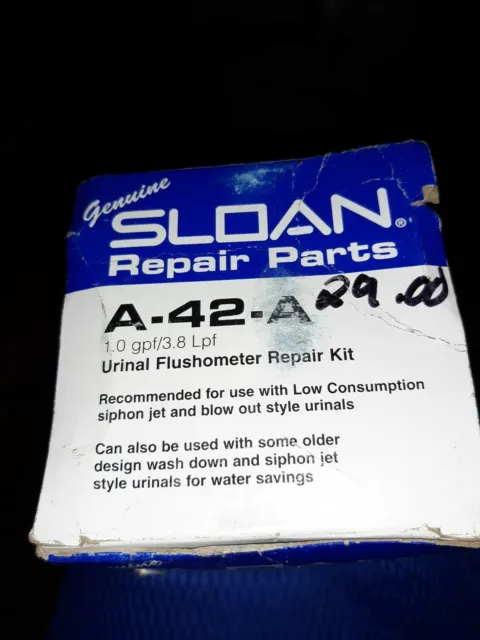 SLOAN A42A Diaphragm, Urinal Kit, 1.0 GPF
