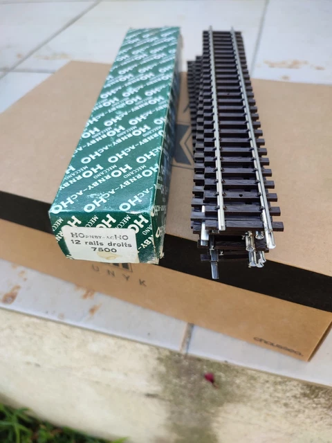 6 Rails Droits De Train Miniature - Réf 3021 - Occasion Pour Modélisme