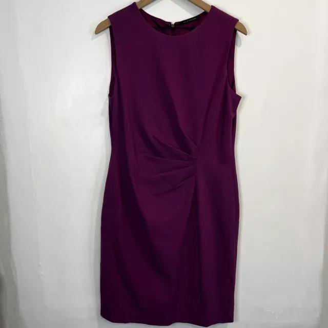 Women’s | Elie Tahari The Emory Purple Midi Dress | Size 12