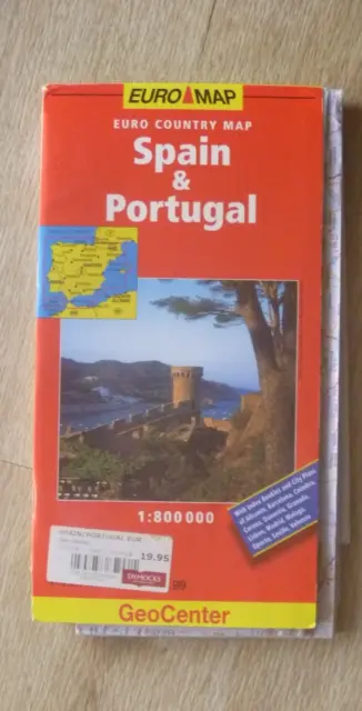 SPAIN & PORTUGAL ROAD MAP  Marco Polo Map by Marco Polo Folded Book