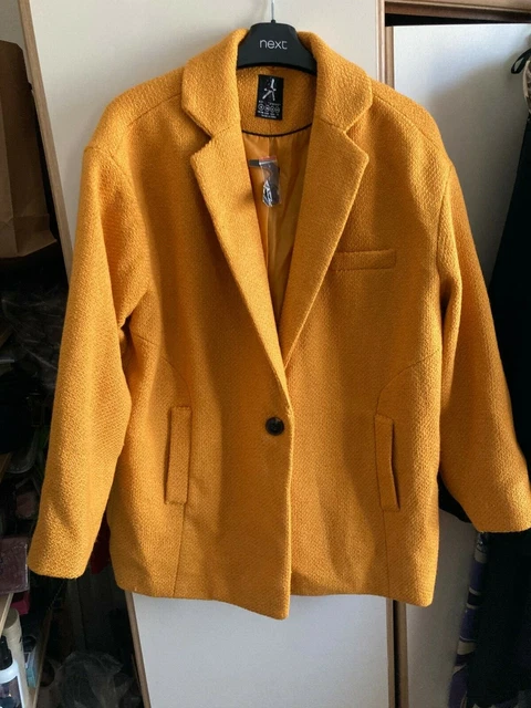 Mustard coat primark sale