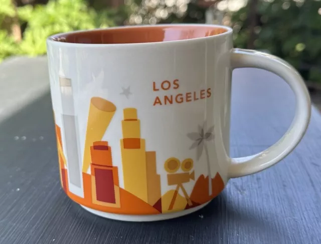 Starbucks Los Angeles You Are Here Collection 14 oz Coffee Tea Mug 2014