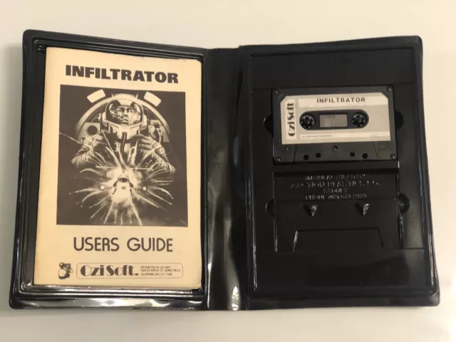 Infiltrator Commodore 64 C64 128 Computer Game Boxed Large Double Jewel Case 3