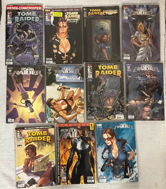 Comic-Box (ca. 210) | Romb Raider, Witchblade, Lady Mechanika, Tenth, Spawn 2