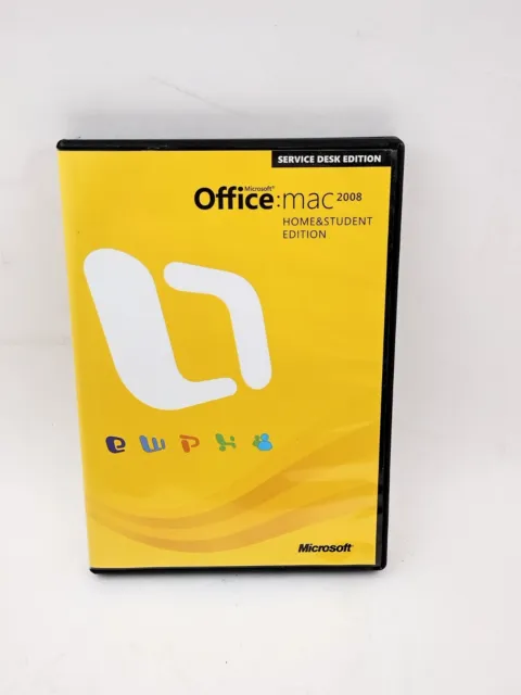 Microsoft Office Mac Home & Student 2008 Comes With Product Key