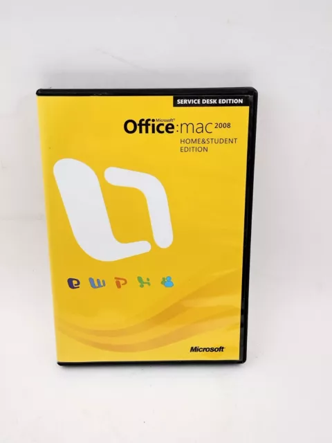 Microsoft Office Mac Home & Student 2008 Comes With Product Key