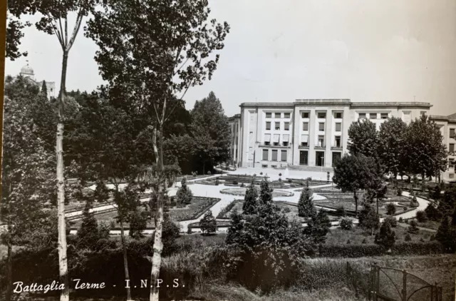 Cartolina Battaglia Terme Padova INPS viaggiata