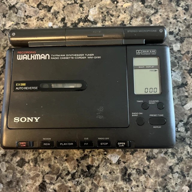 SONY WALKMAN WM-GX90, Radio Cassette-Corder, Fully Working