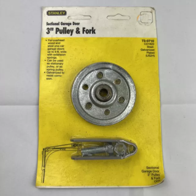 Polea y horquilla para puerta de garaje seccional Stanley 3" 73-0710
