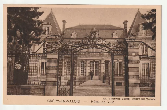 CREPY EN VALOIS - Oise - CPA 60 - Hotel de Ville