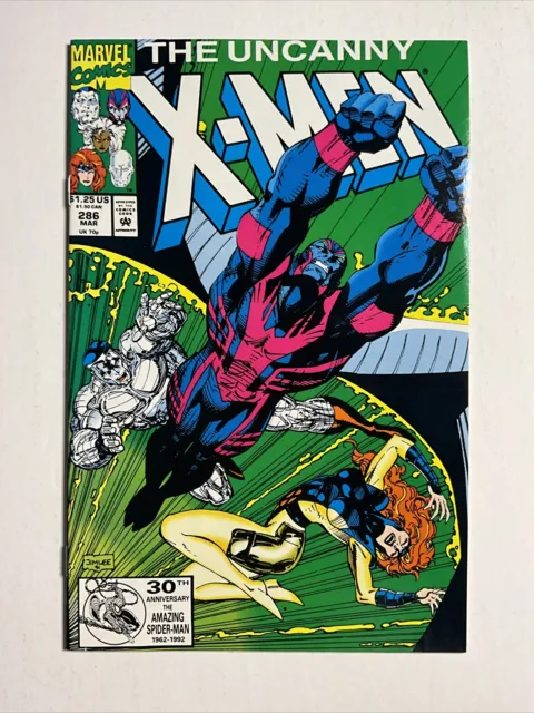 Uncanny X-Men #286 (1992) 9.4 NM Marvel High Grade Jim Lee Cover Comic Book