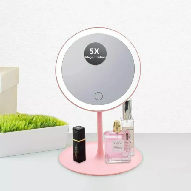 Magnifying Mirror LED Lights Make Up Shaving Bathroom Cosmetic Vanity