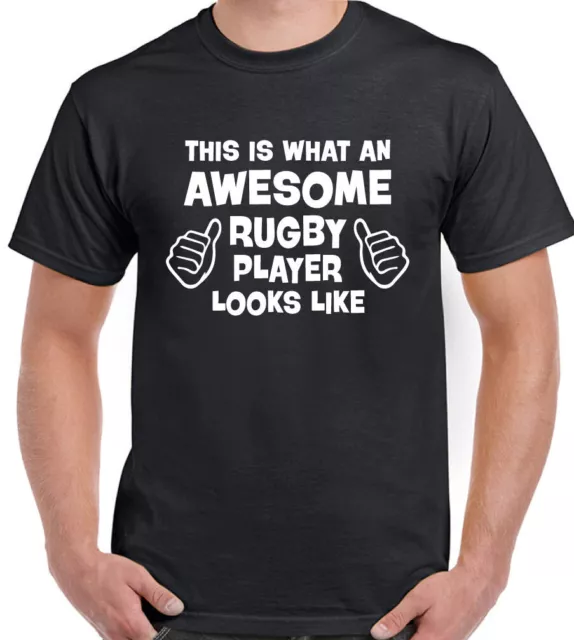 Rugby T-Shirt Player England Ireland Scotland Wales Mens Funny Awesome Top Tee