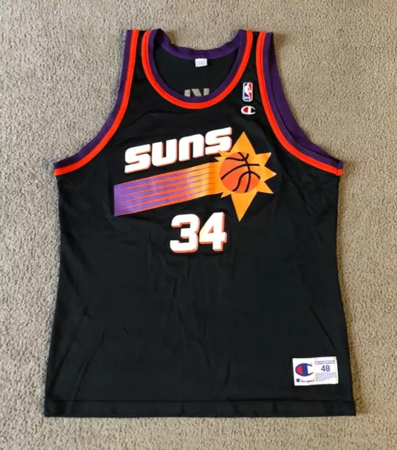 VTG 90s Champion Phoenix Suns Charles Barkley NBA Jersey - Size 48