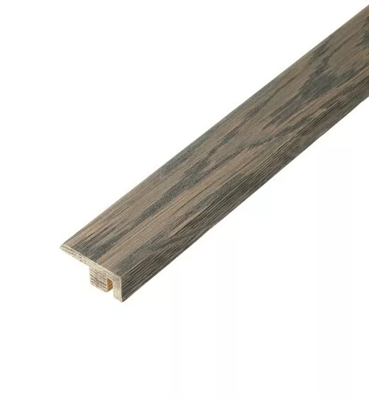 Solid Oak Dark Oak End Profile For Wood Floor Threshold Door Bar Strip