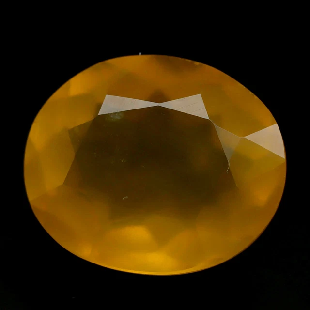 Opale Jaune Naturelle Du Mexique - 1,26 Carats, Non Traitée, Pierre Fine Rare