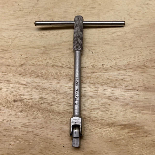 Vintage S-K Wayne Tools 45153 - Flex Head Breaker Bar 8" Long 3/8" Drive USA