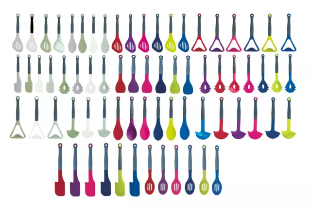 Colourworks Silicone Utensils Ladle Pasta Spoon Masher Slotted Turner Spatula