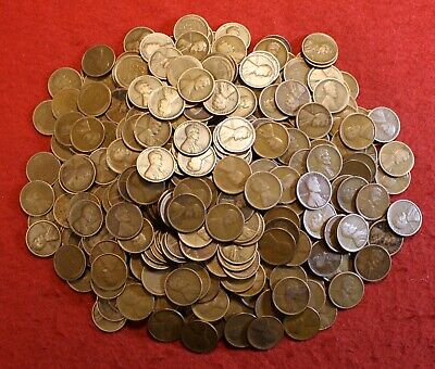 Teen's P some D&S Lincoln wheat cent penny 50 coin roll lower grade some issues